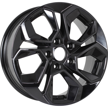 KDW KD1620 6,5x16 5*108 Et:45 Dia:63,3 Black_Painted KDW KD1620 6,5x16 5*108 Et:45 Dia:63,3 Black_Painted