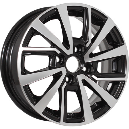 KDW KD1430 5,5x14 4*98 Et:35 Dia:58,6 Black_Front_Polished KDW KD1430 5,5x14 4*98 Et:35 Dia:58,6 Black_Front_Polished