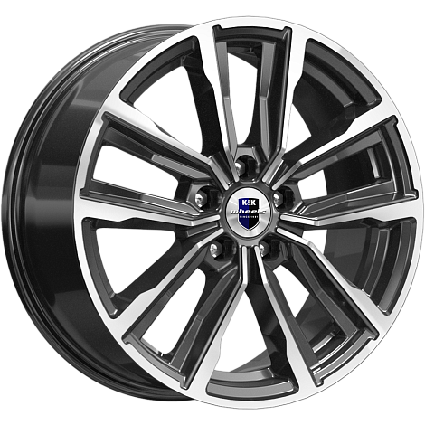 K&K Лацио 7,5x17 5*114,3 Et:40 Dia:67,1 алмаз черный K&K Лацио 7,5x17 5*114,3 Et:40 Dia:67,1 алмаз черный