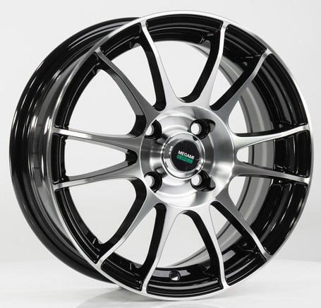 Megami MGM-3 6x15 5*100 Et:38 Dia:57,1 bkf Megami MGM-3 6x15 5*100 Et:38 Dia:57,1 bkf