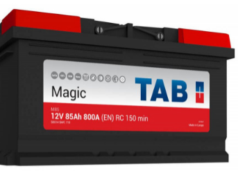 АКБ 6СТ - 85 Ач TAB Magic VL Euro низ. АКБ 6СТ - 85 Ач TAB Magic VL Euro низ.