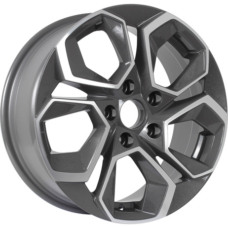 KDW KD1620 6,5x16 4*100 Et:45 Dia:60,1 Grey_Front_Polished KDW KD1620 6,5x16 4*100 Et:45 Dia:60,1 Grey_Front_Polished