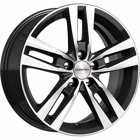 K&K Rassvet 6,5x16 5*100 Et:48 Dia:56,1 Алмаз чёрный K&K Rassvet 6,5x16 5*100 Et:48 Dia:56,1 Алмаз чёрный
