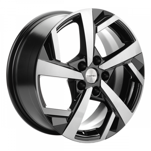 Khomen 1712 7x17 5*114,3 Et:45 Dia:60,1 BLACK-FP Khomen 1712 7x17 5*114,3 Et:45 Dia:60,1 BLACK-FP