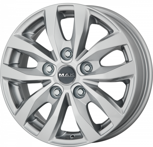 MAK Load 5 6,5x16 5*120 Et:50 Dia:65,1 Silver