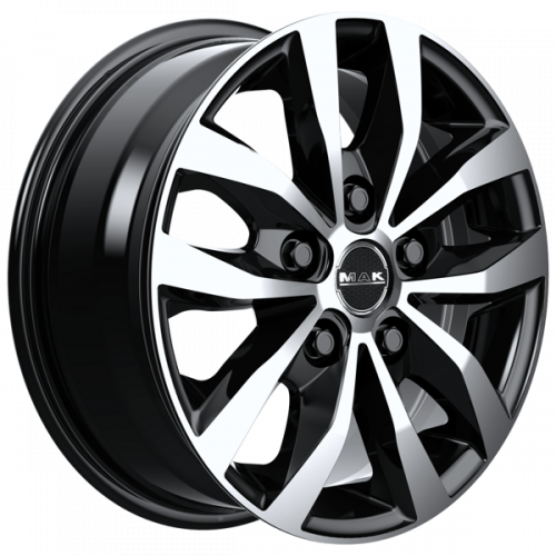 MAK Load 5 7x17 5*112 Et:51 Dia:66,6 Black Mirror MAK Load 5 7x17 5*112 Et:51 Dia:66,6 Black Mirror