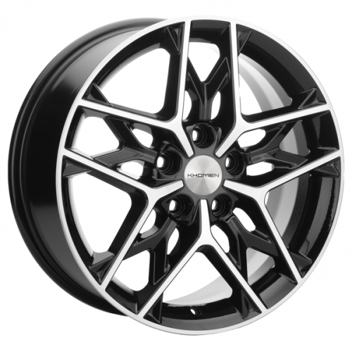 Khomen 1709 7x17 5*114,3 Et:48 Dia:67,1 Black-FP